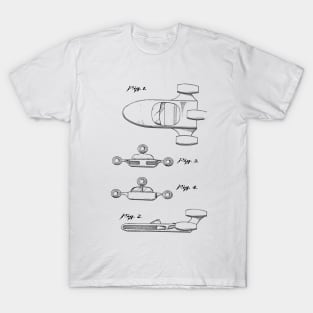 Ariel Toy Vintage Patent Hand Drawing T-Shirt